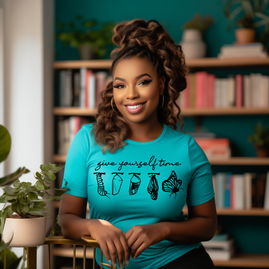 SINGLE COLOR SCREEN PRINT- GIVE YOURSELF TIME