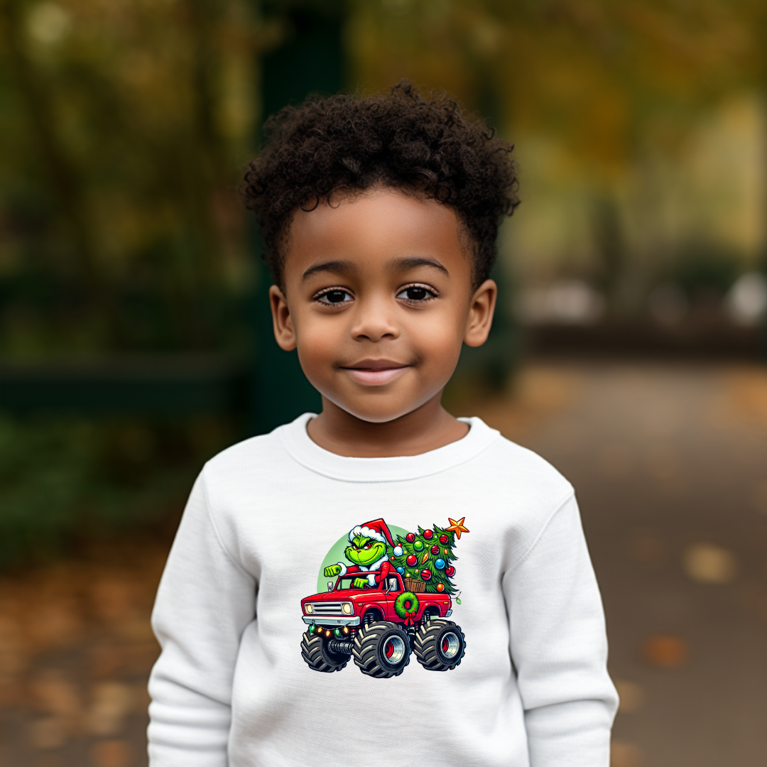 DTF Transfer-   GREENMAN TRUCK (YOUTH)