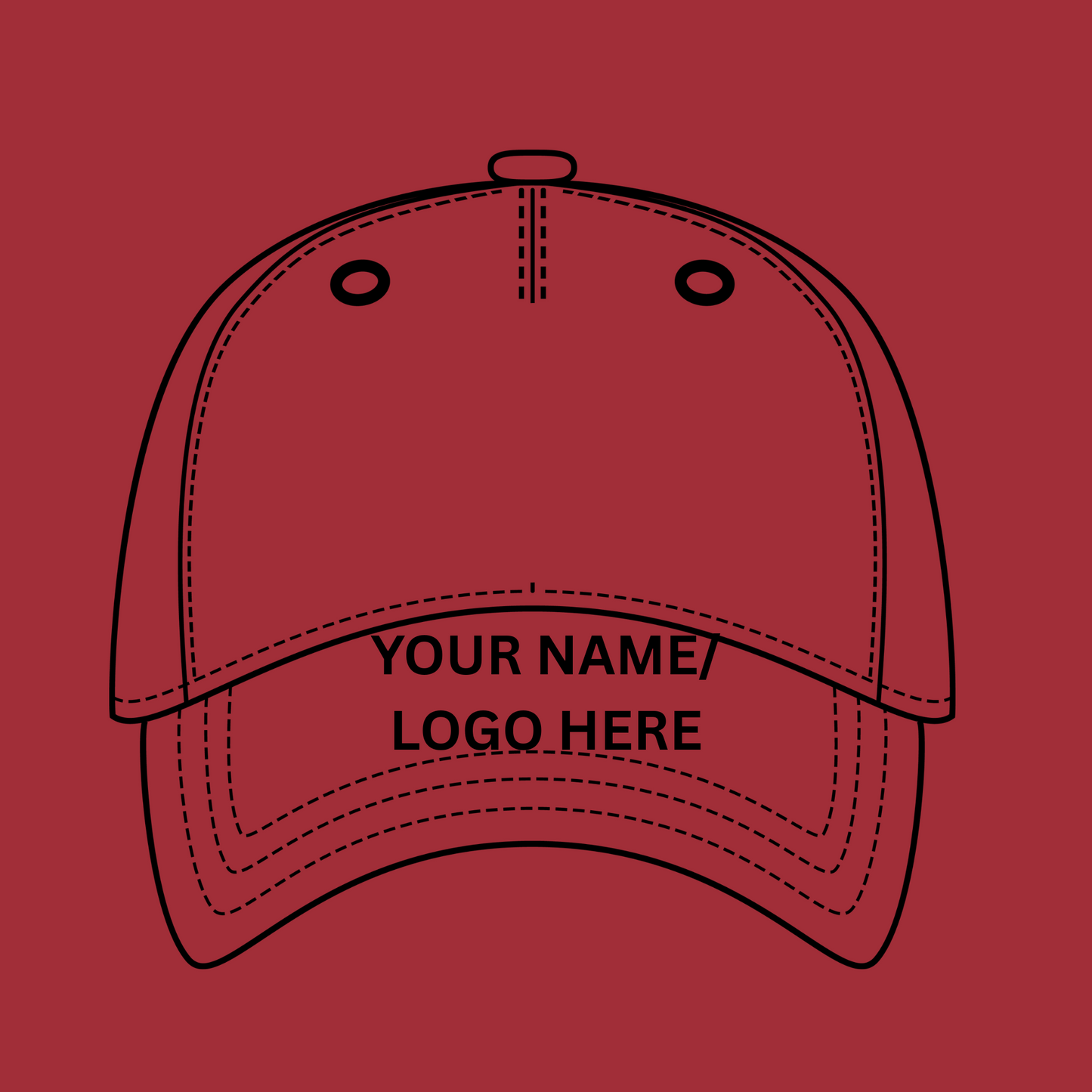 CUSTOMIZABLE WOOD HAT TEMPLATE