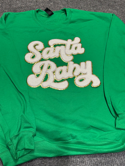 Chenille Patch- SANTA BABY