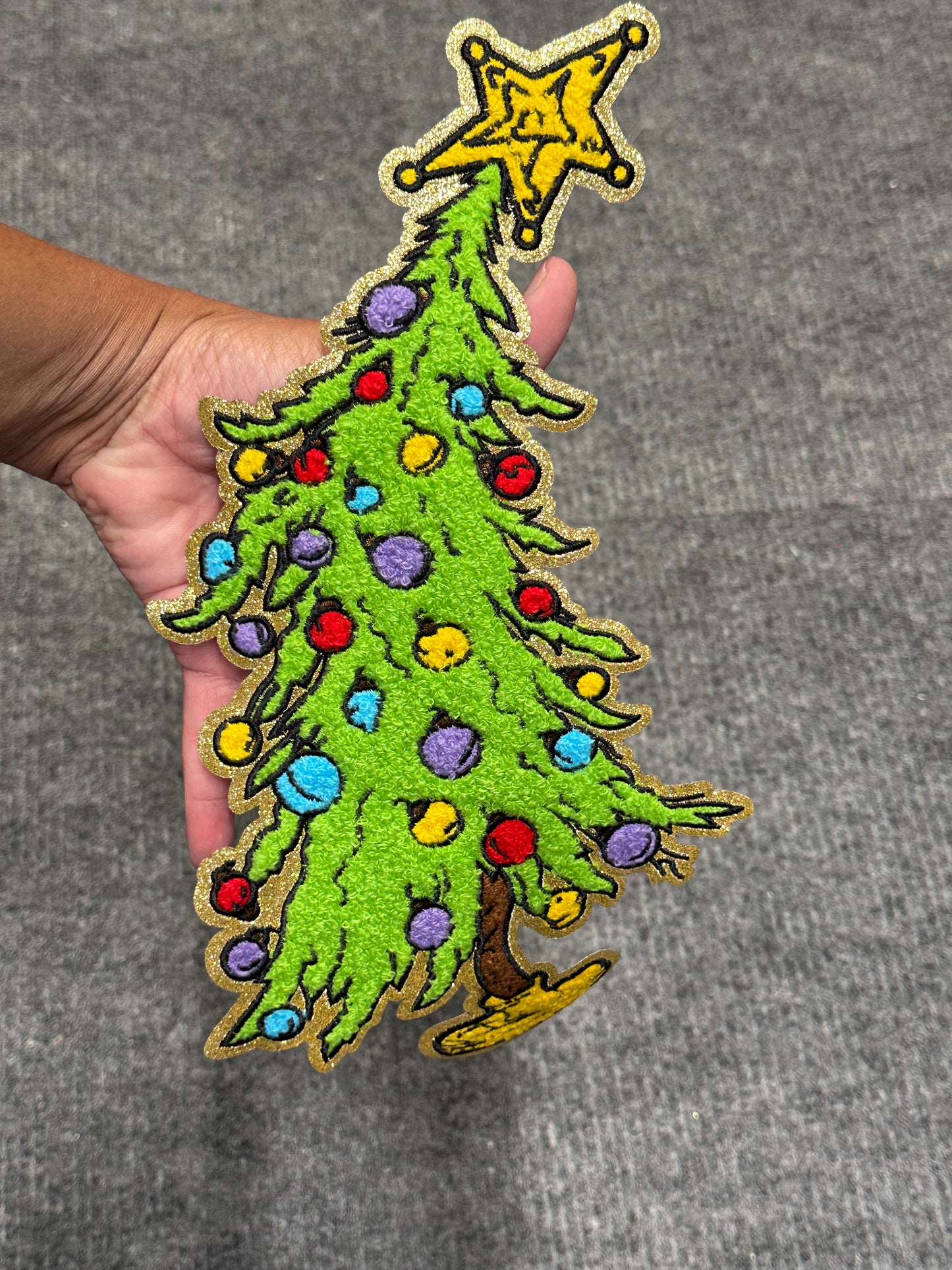 Chenille Patch- GREENMAN TREE