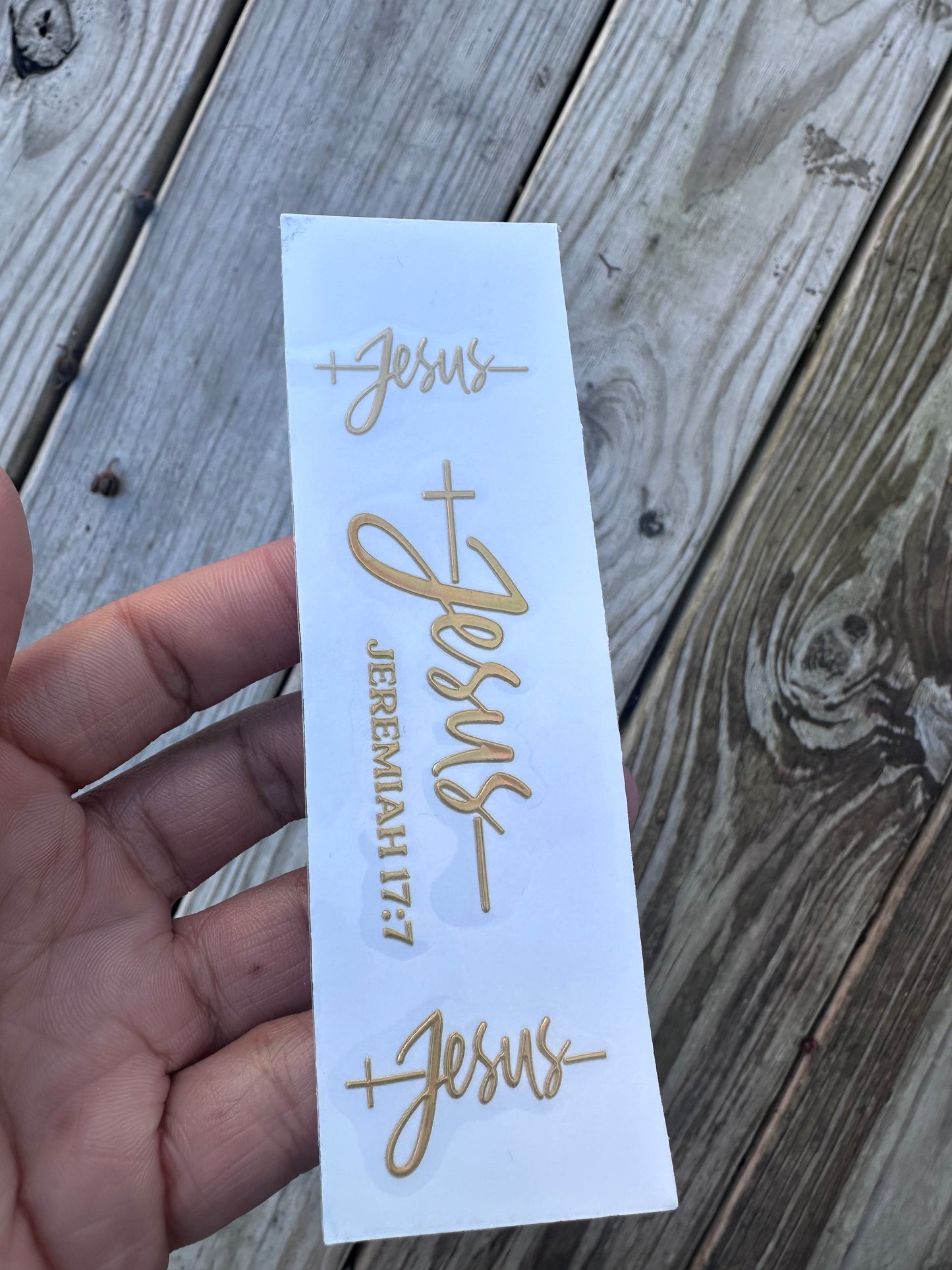 PEN WRAP - JESUS (GOLD FOIL)