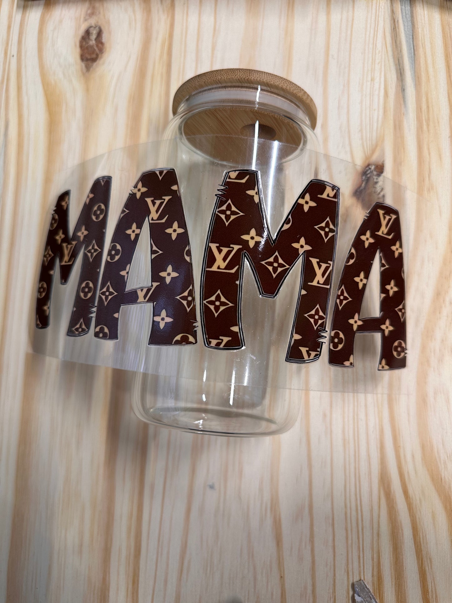 40 0z UV DTF Cup Wraps Top and Bottom- MAMA LV