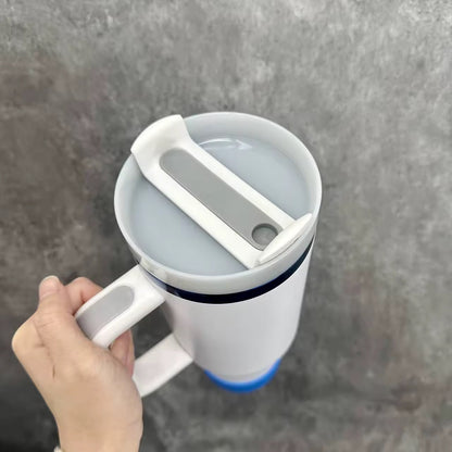 40 oz Double Walled Vacuum Insulated Stainless Steel- Blue Plated