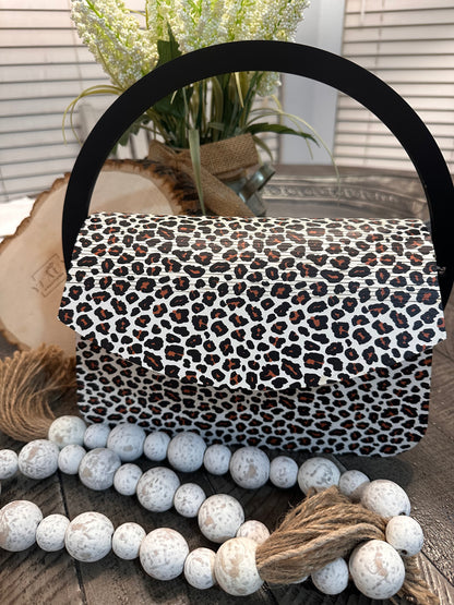 "RING OF FIRE" WOOD PURSE