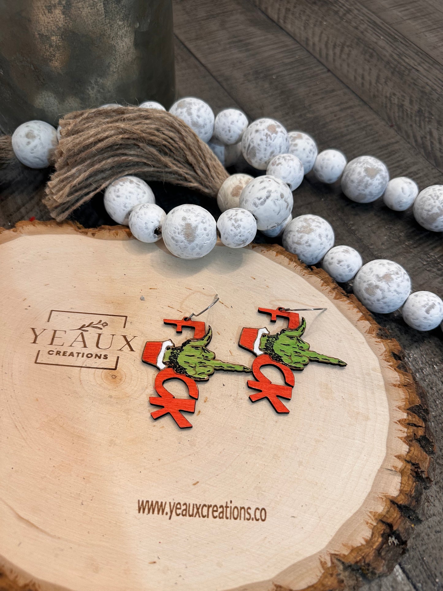 GREENMAN WOOD EARRINGS