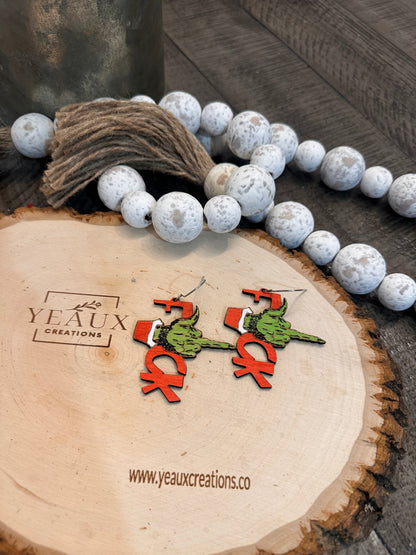 GREENMAN WOOD EARRINGS