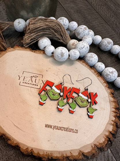 GREENMAN WOOD EARRINGS