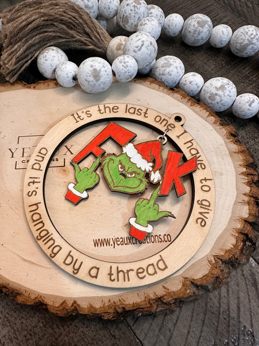 GREENMAN F**K ORNAMENT