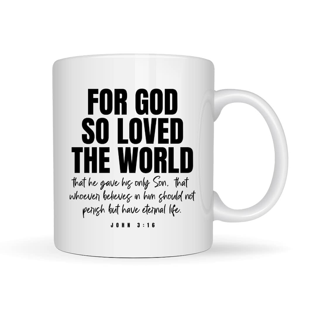 For God So Loved The World Mug, Coffee, Hot Drinks, Tea