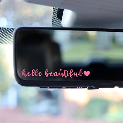 Rear View Mirror Decals