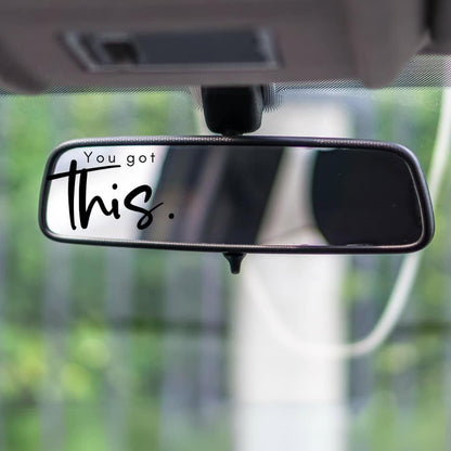Rear View Mirror Decals