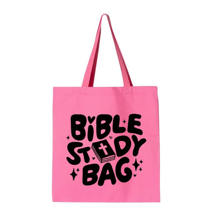 My Bible Study Bag Tote Bag, Religious, Shopping, Church