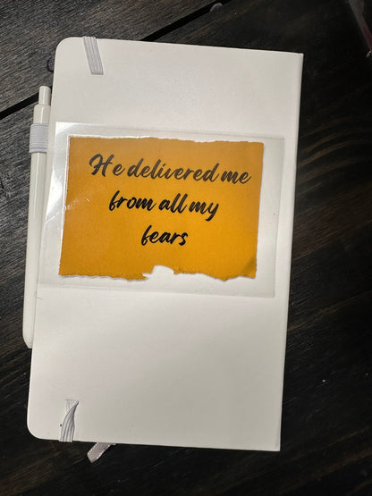 Journal Cover UV DTF- I SIT PRETTY AND CONFIDENT (FRONT AND BACK)