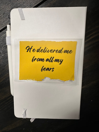 Journal Cover UV DTF- I SIT PRETTY AND CONFIDENT (FRONT AND BACK)