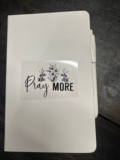 Journal Cover UV DTF- LIVIN  ON A PRAYER (FRONT AND BACK)