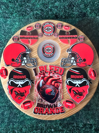 16 0z UV DTF DOUBLE SIDED Cup Wrap with Matching Lid Decal - SPORTS TEAMS (PICK TEAM)