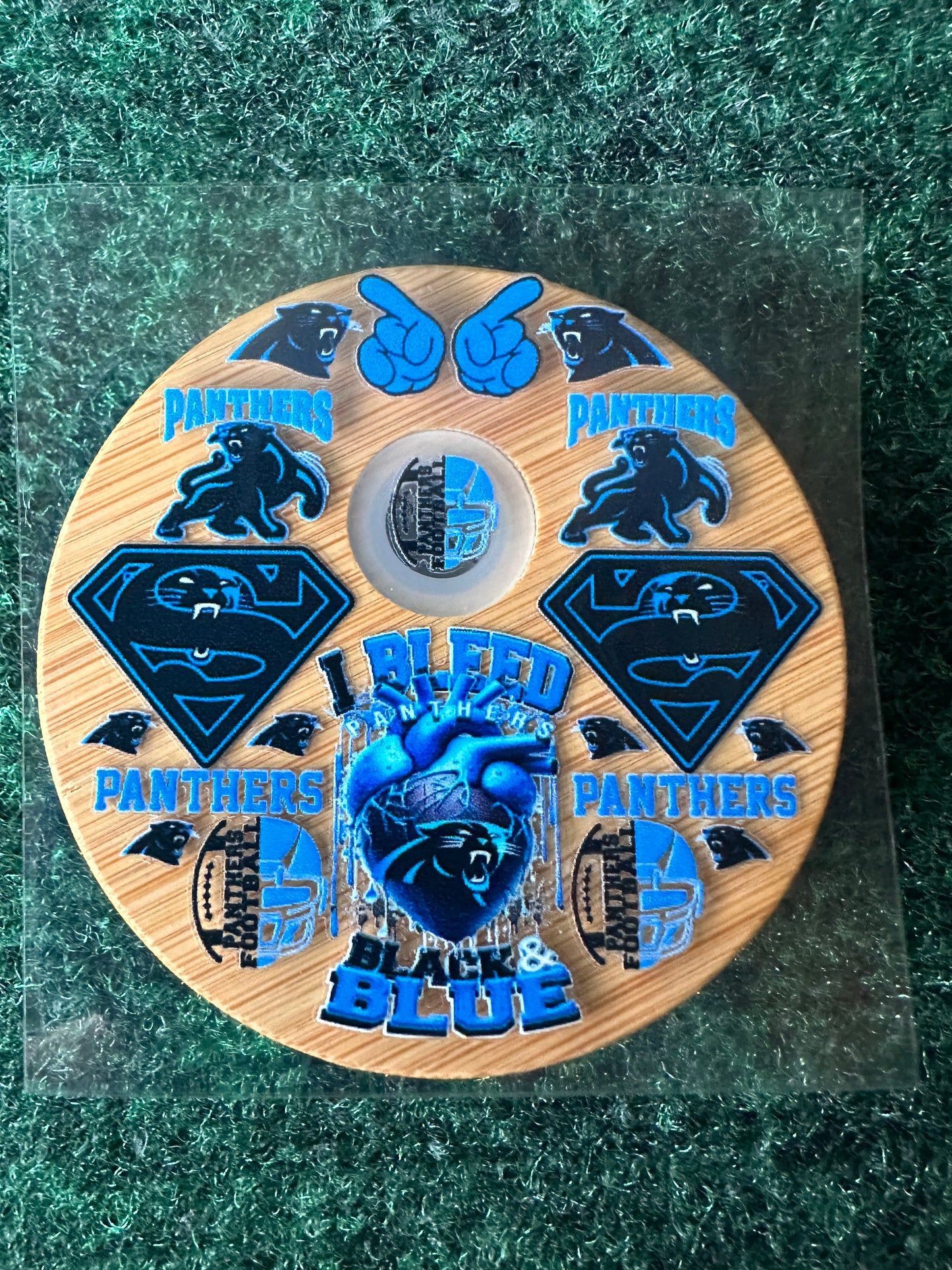 16 0z UV DTF DOUBLE SIDED Cup Wrap with Matching Lid Decal - SPORTS TEAMS (PICK TEAM)