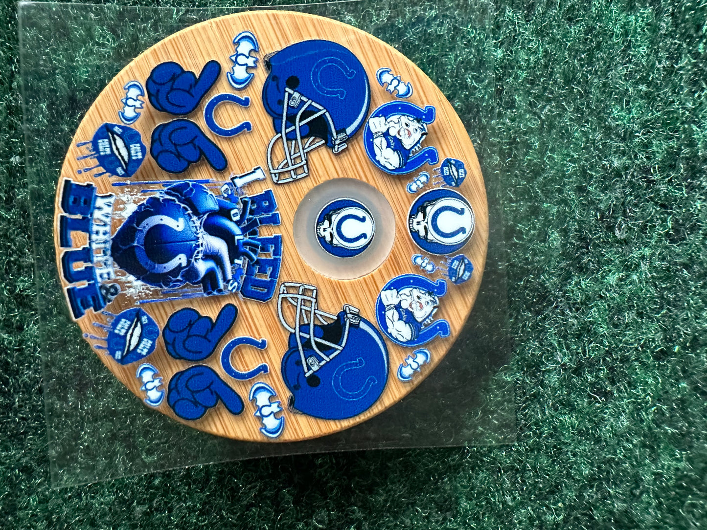 16 0z UV DTF DOUBLE SIDED Cup Wrap with Matching Lid Decal - SPORTS TEAMS (PICK TEAM)