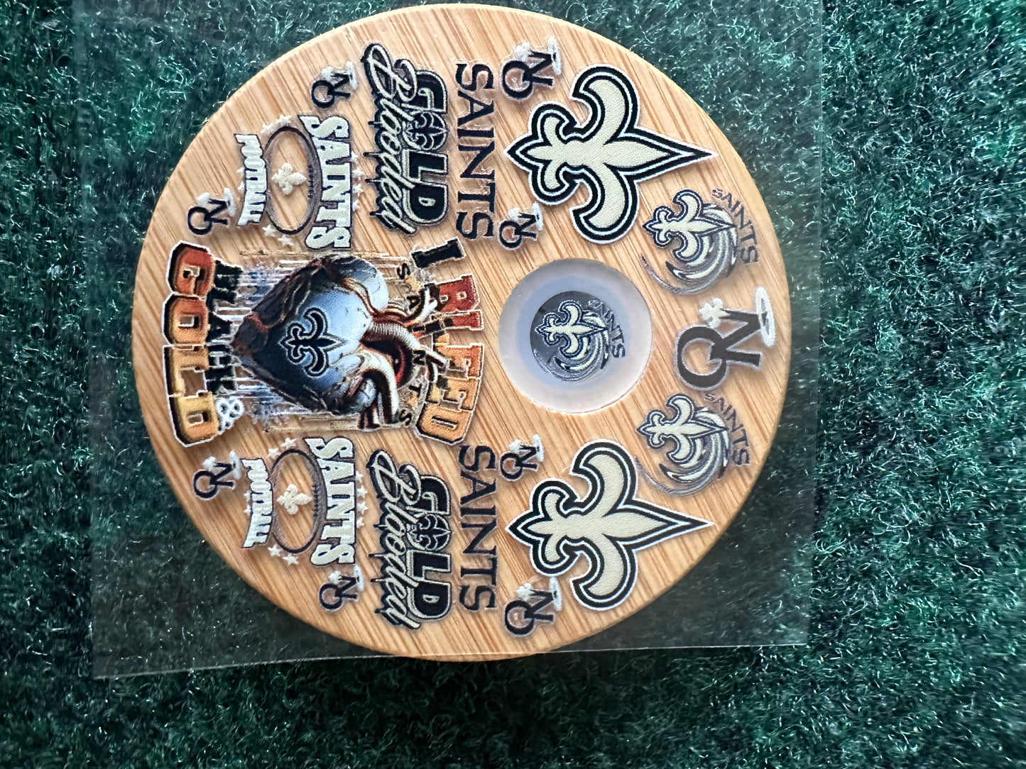 16 0z UV DTF DOUBLE SIDED Cup Wrap with Matching Lid Decal - SPORTS TEAMS (PICK TEAM)