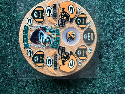 16 0z UV DTF DOUBLE SIDED Cup Wrap with Matching Lid Decal - SPORTS TEAMS (PICK TEAM)