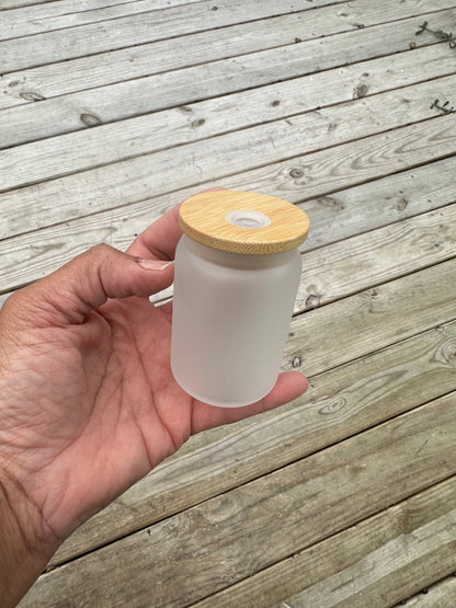 Blank 3.5oz  mini libbey Glass Can shot Glass