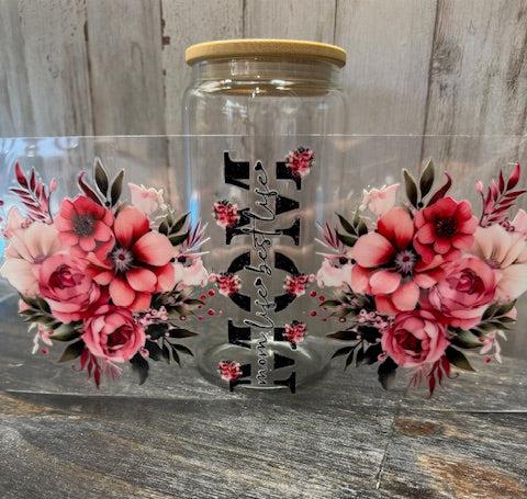 16 0z UV DTF DOUBLE SIDED Cup Wrap - MOM LIFE