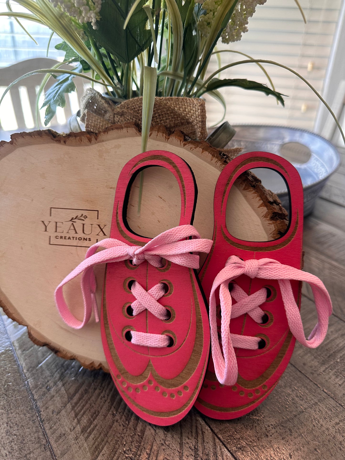 "LEARN TO TIE" LACING SHOE TOY