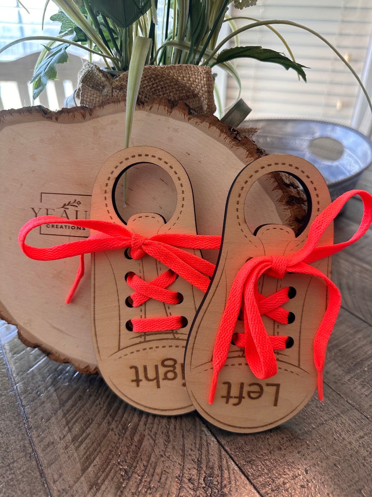 "LEARN TO TIE" LACING SHOE TOY