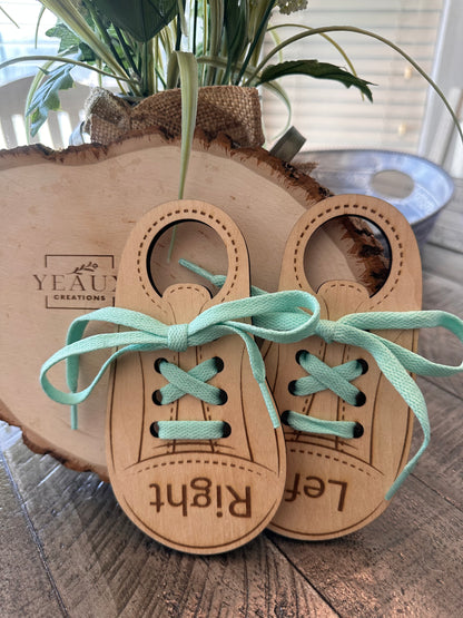 "LEARN TO TIE" LACING SHOE TOY
