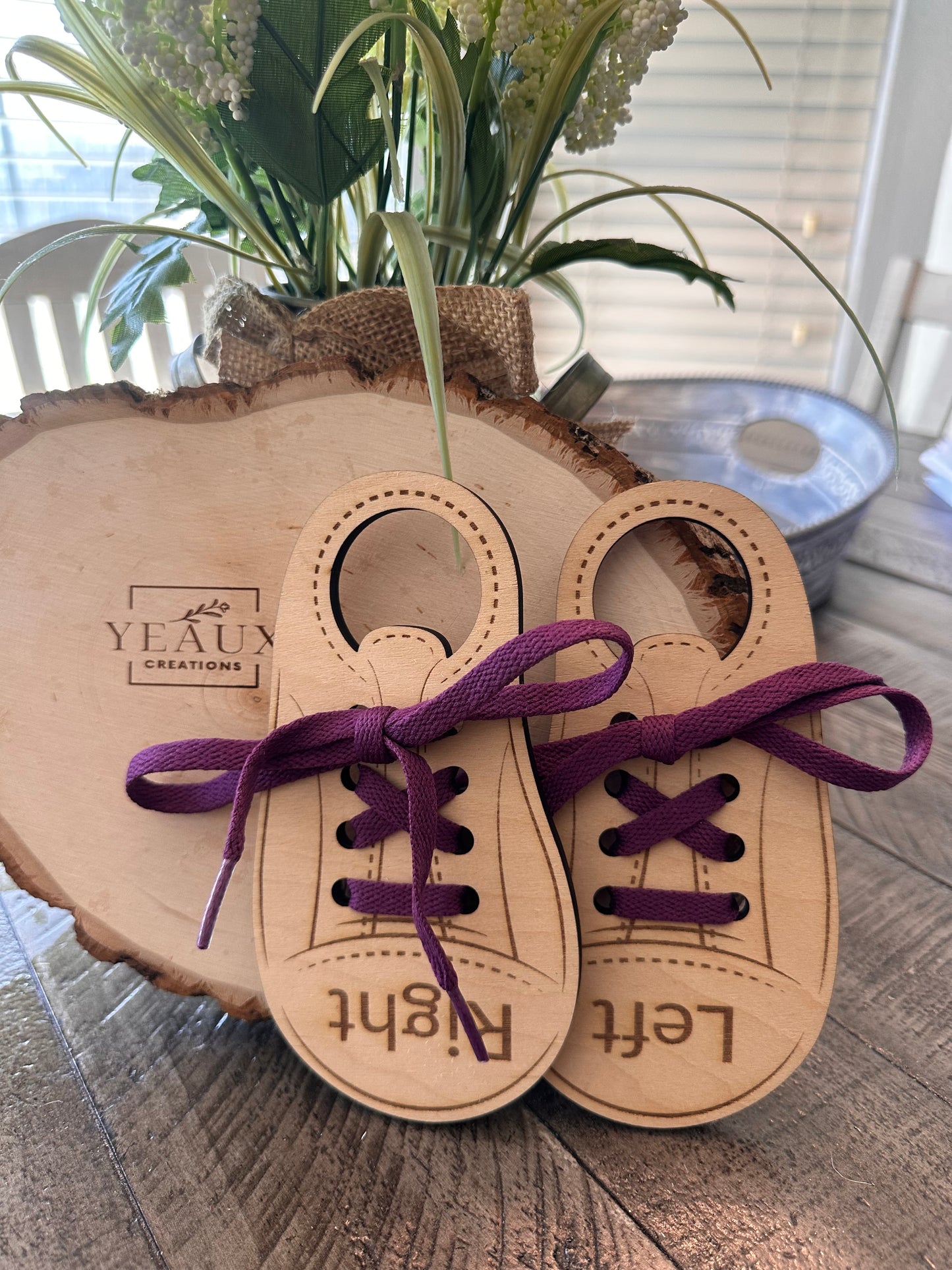 "LEARN TO TIE" LACING SHOE TOY