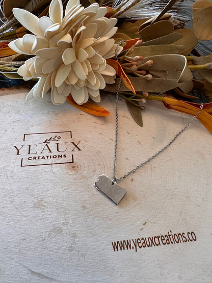 PERSONALIZED PENNSYLVANIA NECKLACE