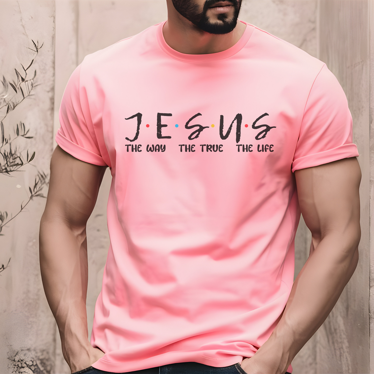 DTF Transfer- JESUS (friends font)