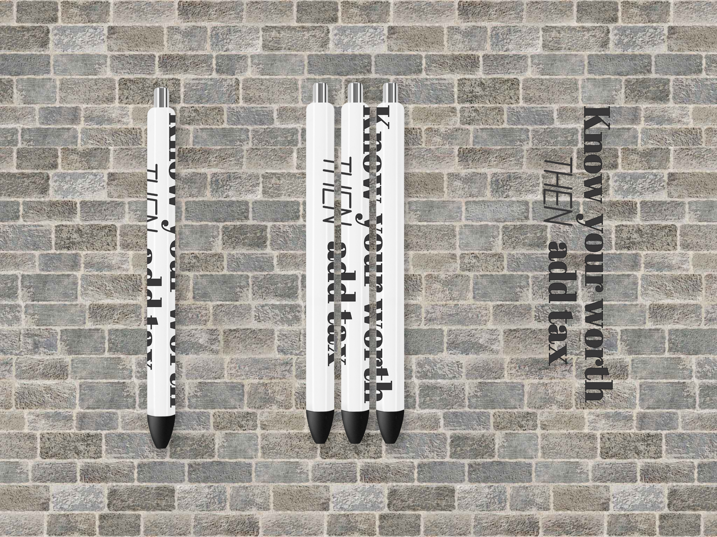 PEN WRAP - KNOW YOUR WORTH