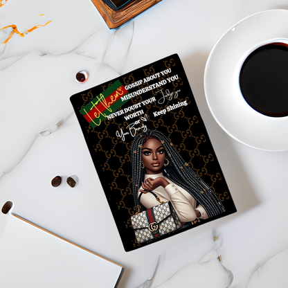 Journal Cover UV DTF- "NAOMI" GUCC INSPIRED JOURNAL COVER