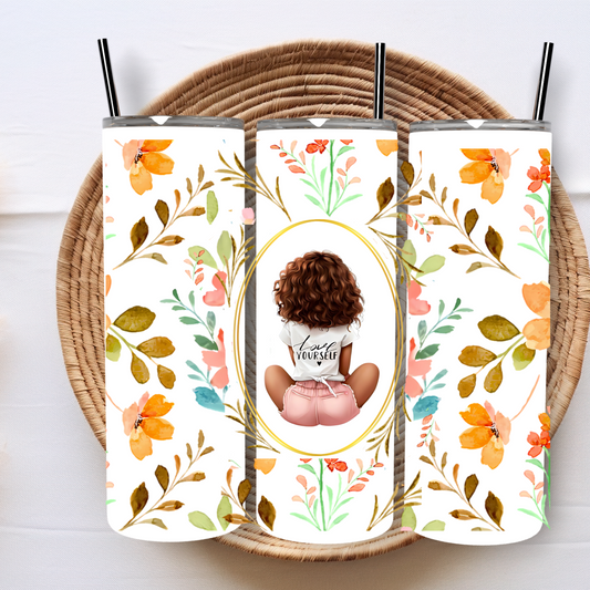 20 0z UV DTF WRAP- LOVE YOURSELF