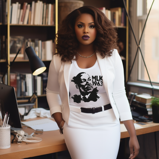 Single Color Screen Print - MLK 1963