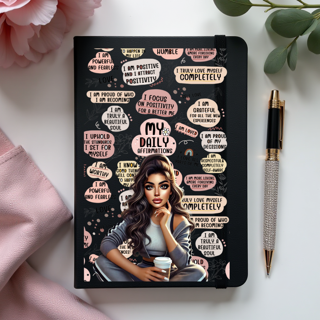 Journal Cover UV DTF- MY DAILY AFFIRMATIONS