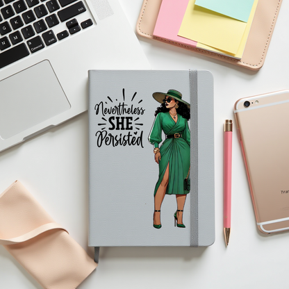 Journal Cover UV DTF- NEVERTHELESS SHE PERSISTED