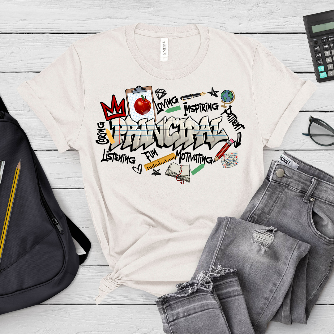 DTF Transfer- GRAFFITI PRINCIPAL