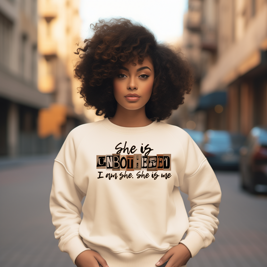 DTF Transfer- SHE IS UNBOTHERED