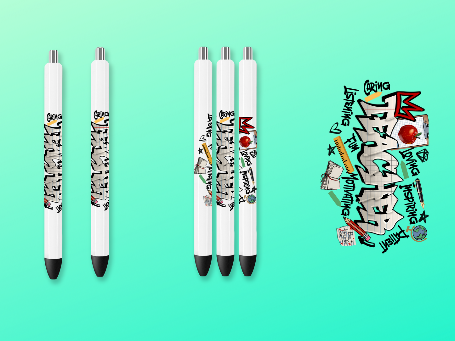 PEN WRAP - TEACHER GRAFFITI