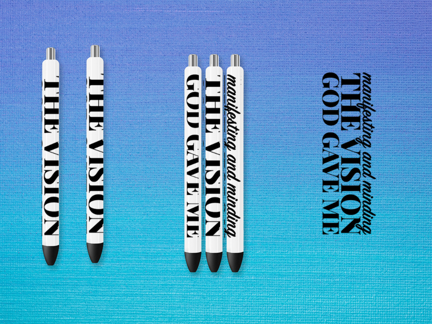 PEN WRAP - THE VISION GOD GAVE ME