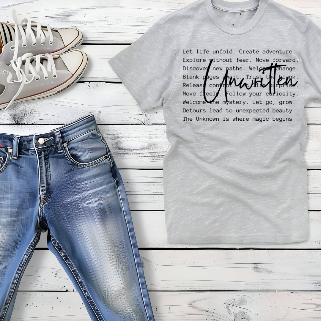 Single Color Screen Print- UNWRITTEN