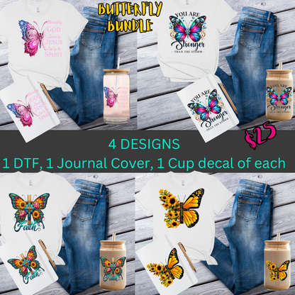DTF TRANSFER BUNDLE- BUTTERFLY BUNDLE