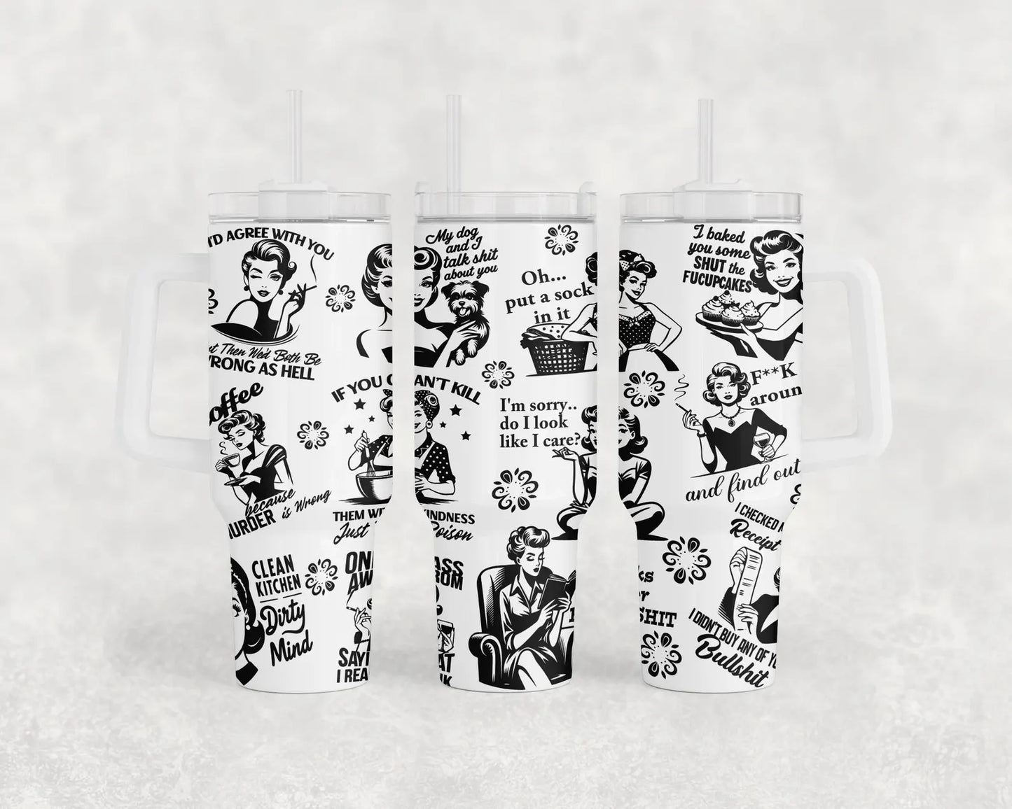 SARCASTIC RETRO LADIES