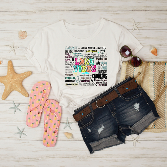 DTF Transfer- LAKE VIBES