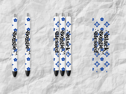 PEN WRAP -LV INSPIRED (BLUE)
