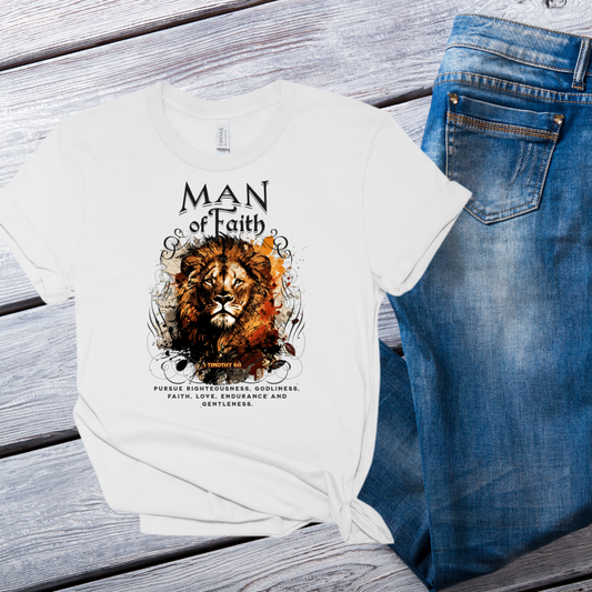 DTF Transfer- MAN OF FAITH