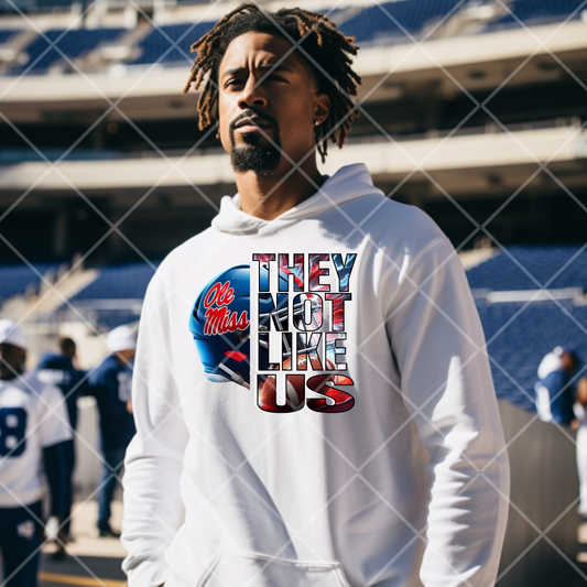 DTF Transfer- OLE MISS They Not Like Us